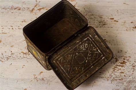 Vintage Metal Tin Box 